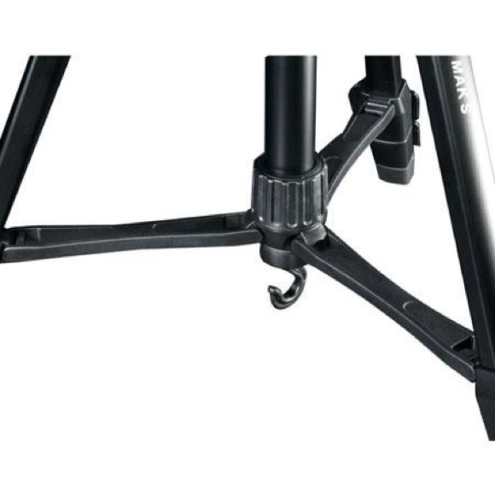 Vanguard MAK 233 Aluminum Alloy 3 Section Tripod with 3 Way Pan Head w/ level - Picture 3 of 8